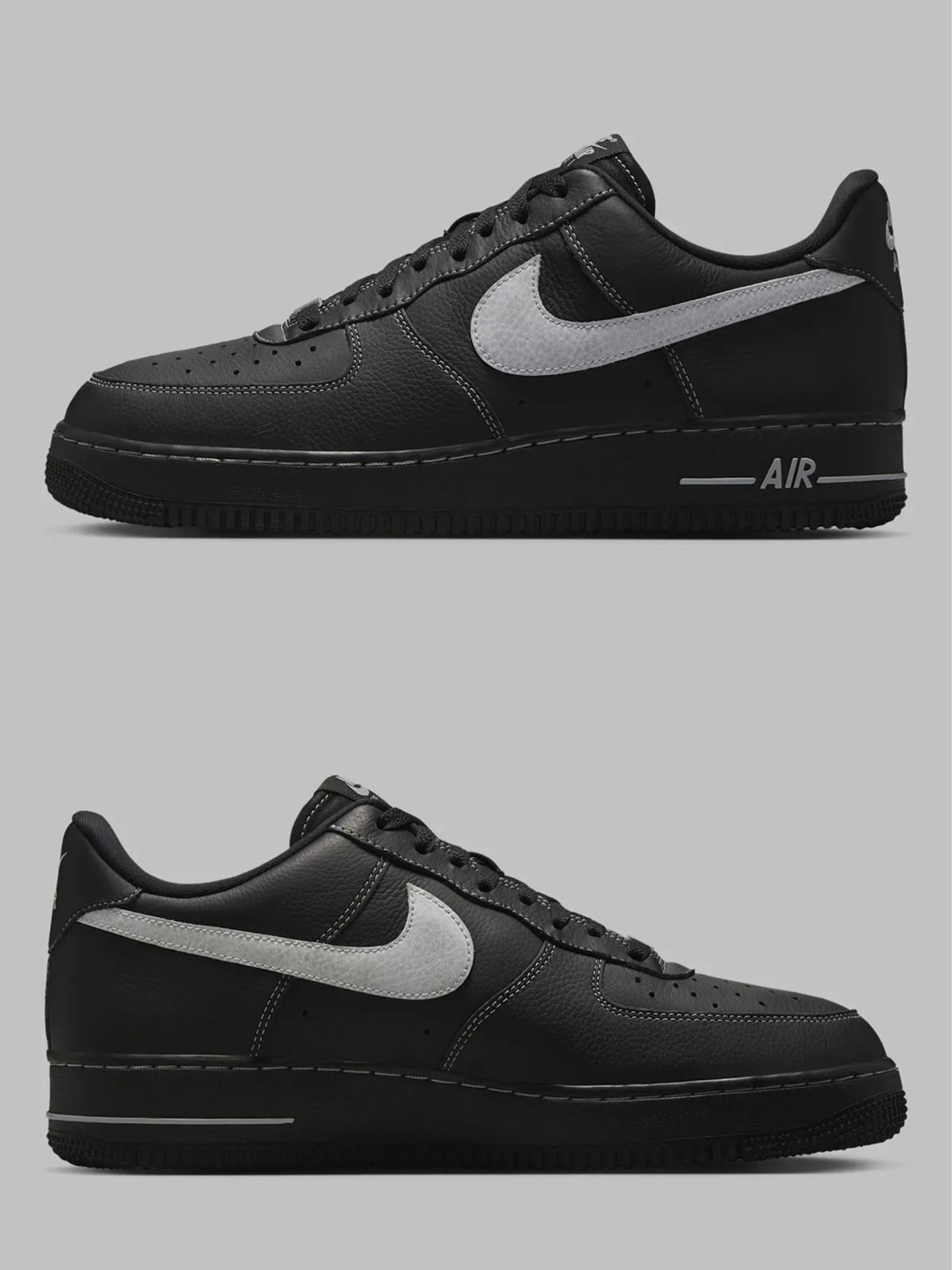 Nike Air Force 1 新作!「黑灰缝线」学生党
